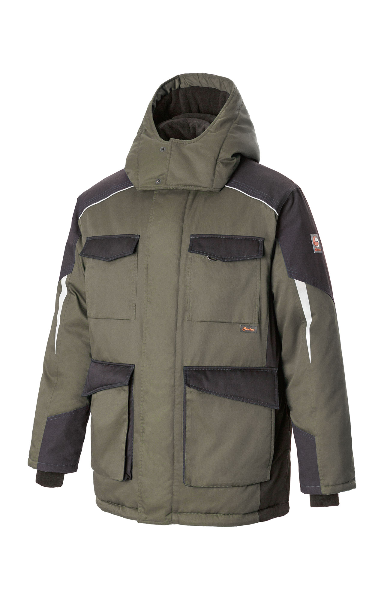 5037891 Костюм утепленный серый хаки графит STATUS  Зимняя спецодежда  размер 44-46/158-164  - Вид №1