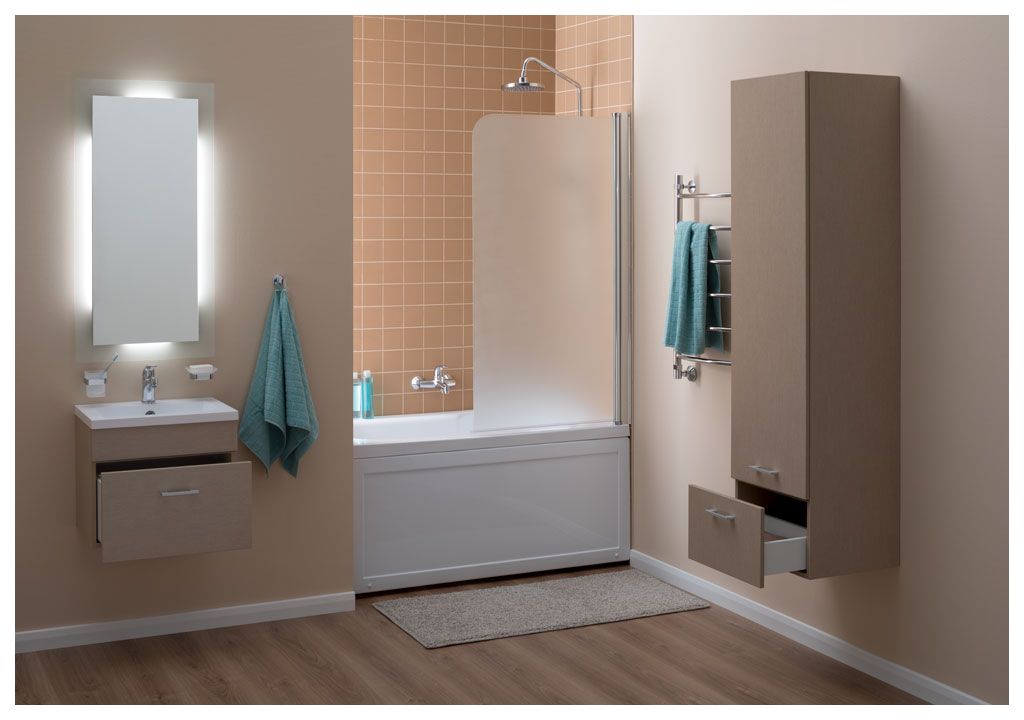 Тумба под раковину Aquanet Нота 50 светлый дуб sun-id-275400 - Вид №4