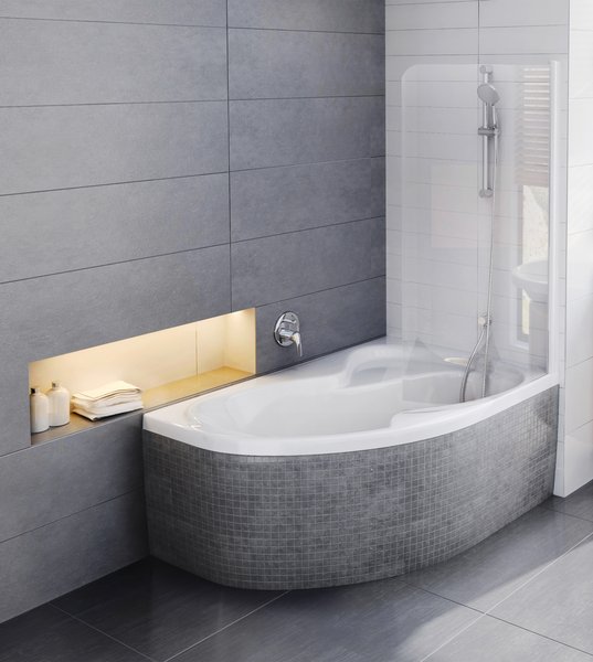 Ванна ROSA II 150x105 P белая Ravak CJ21000000 - Вид №2