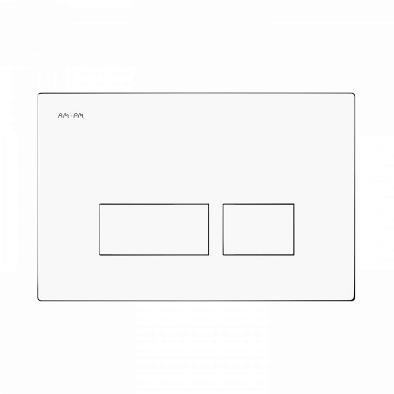 I047001 клавиша для инсталляции пневматическая пластик белый AM.PM Pro S 