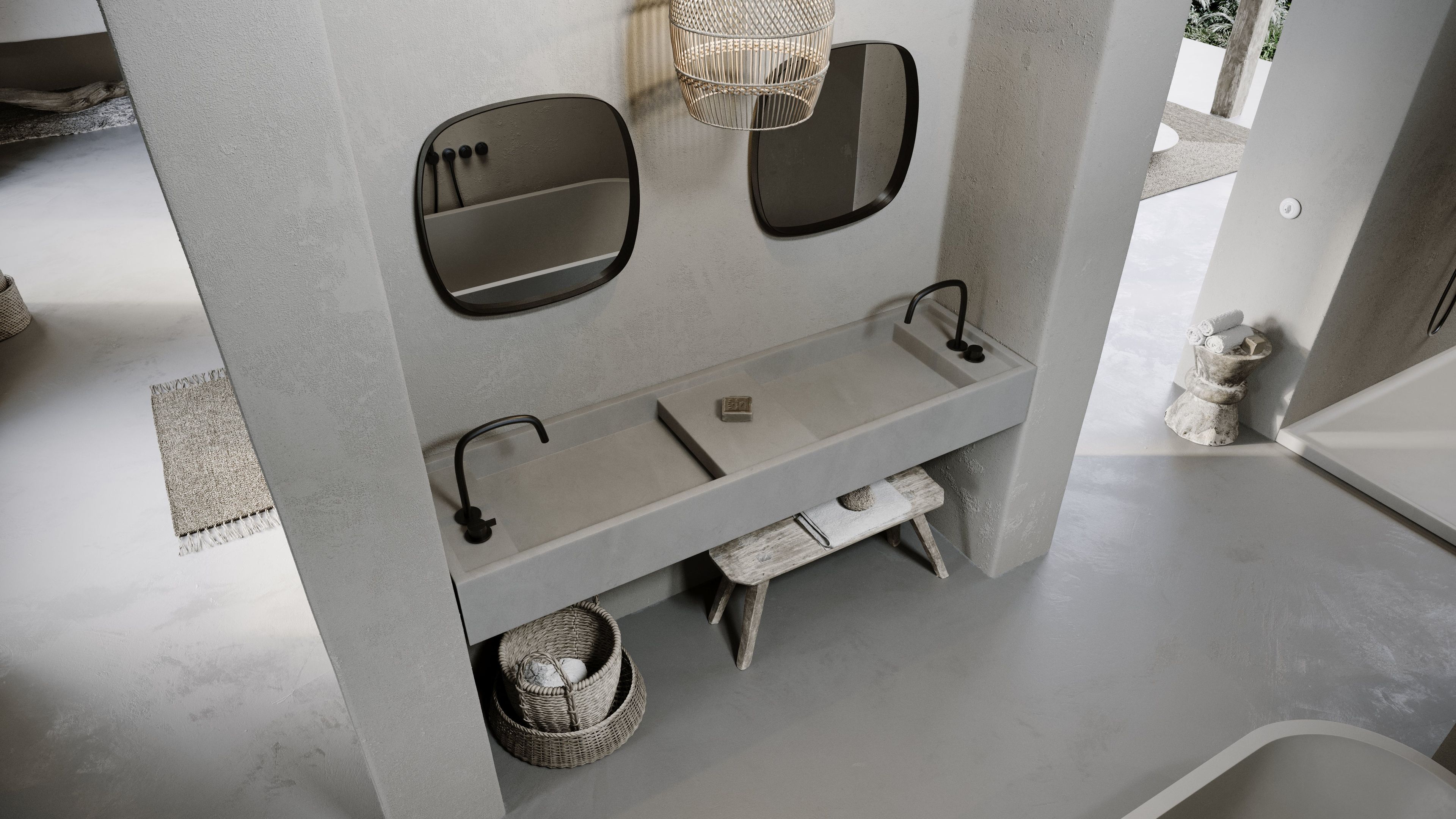 Прямоугольная двойная подвесная раковина COCOON Piet Boon ARCH-00022194 - Вид №1