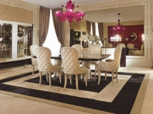 Turri Обитый кожаный стул для ресторана Couture