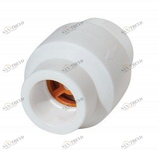 Клапан обратный KALDE D20 полипропиленовый белый 3222CVL0B0000