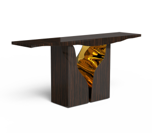 0-167 Консоль Lapiaz из черного дерева Boca Do Lobo