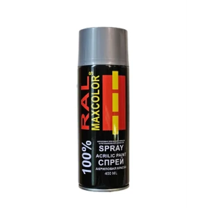 91951424 Декоративная аэрозольная краска Maxcolors Ral 7040 глянцевый цвет серый 0.4 л STLM-1329065