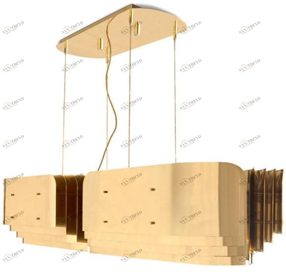 Delightfull Светодиодный подвесной светильник из латуни sun-id-1411271