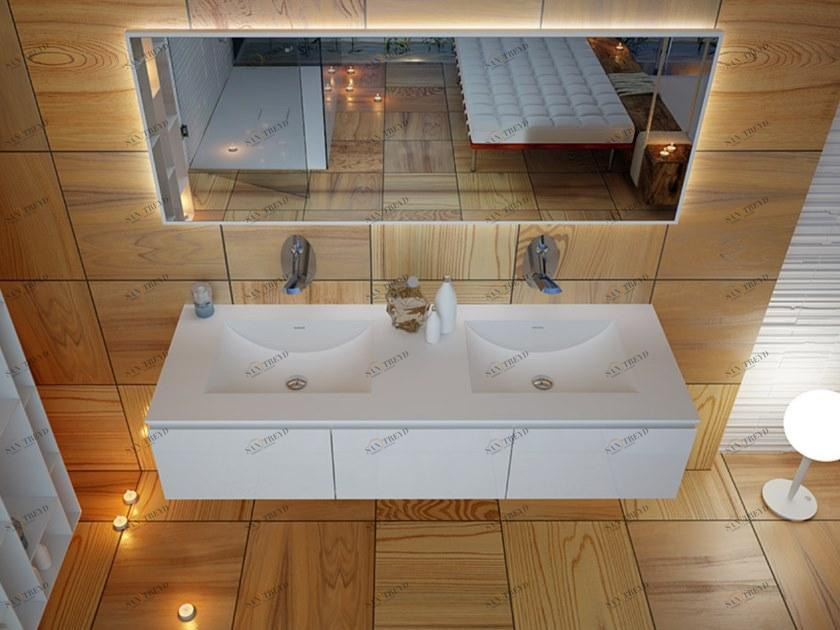 MOMA Design Лаковая тумба под умывальник с дверцами sun-id-1475848