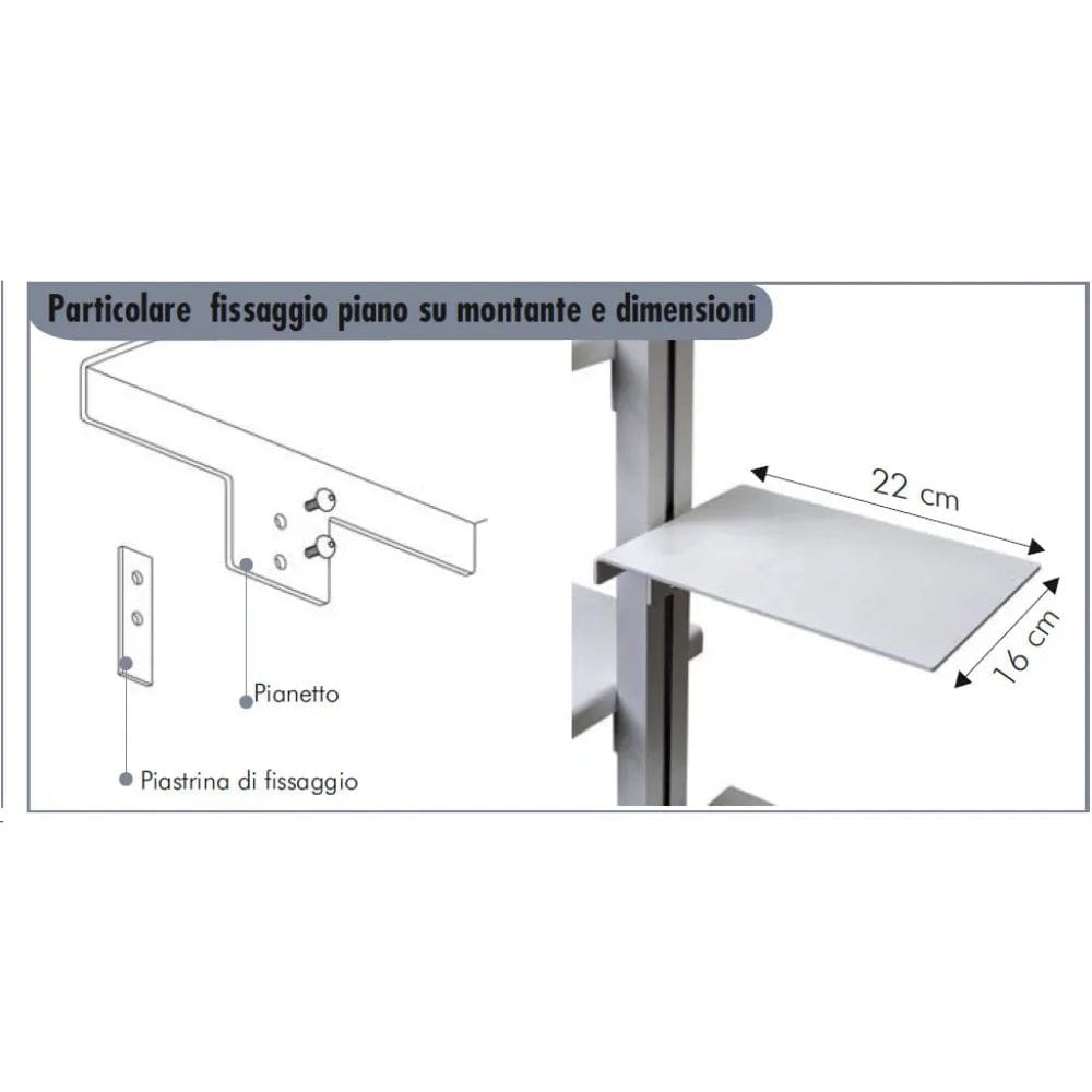 Двухсторонняя алюминиевая напольная витрина для брошюр STUDIO T InUno ARCH-00080751 - Вид №3
