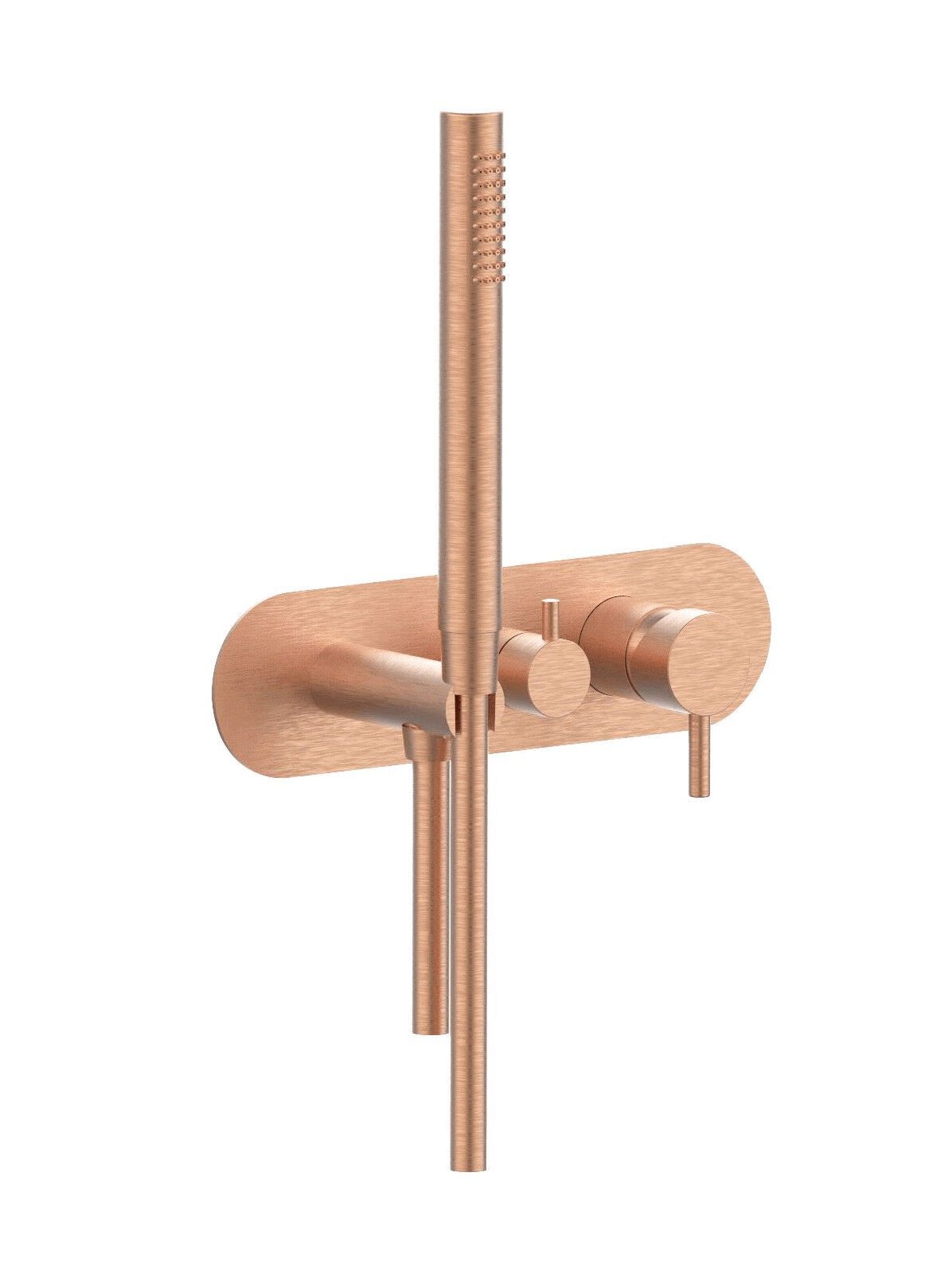 3 отверстия утопленный однорычажный смеситель для душа Rubinetterie Frattini Pepe XL ARCH-00143936 - Вид №17