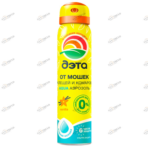 ДЭТА AQUA аэрозоль от мошек,клещей,комаров 100 мл Santreyd 6697