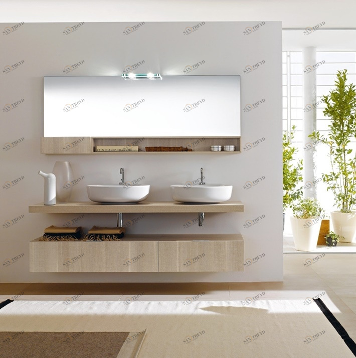 Комбинация ванной комнаты FLY111 в отделке Planet 54 / Tranché Sabbia MILLDUE FLY