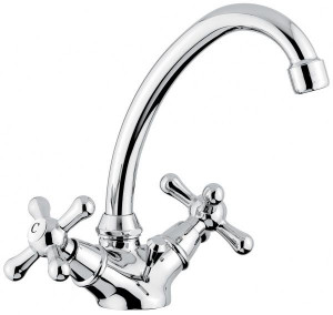 17913CR Высокий смеситель Stella с донным клапаном для раковины, цвет хром