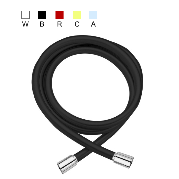 Резиновый душевой шланг с соединениями L. 1,5м. FEX002 linki 