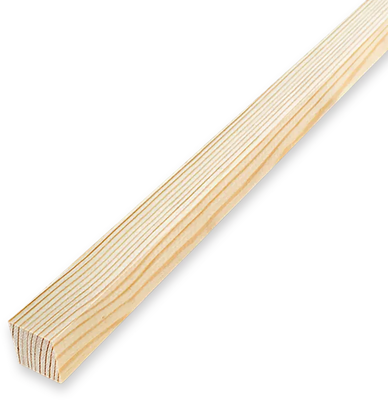 АРЕЛАН Брусок декоративный из сращенной сосны 19×19×1000 мм 84460749