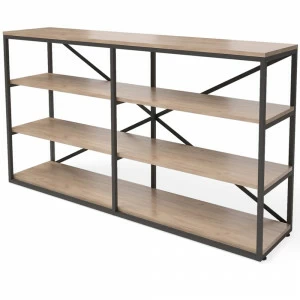 Стеллаж открытый темно-коричневый Neo Loft MILLWOOD СТЕЛЛАЖИ NEO LOFT 134459 Коричневый;черный