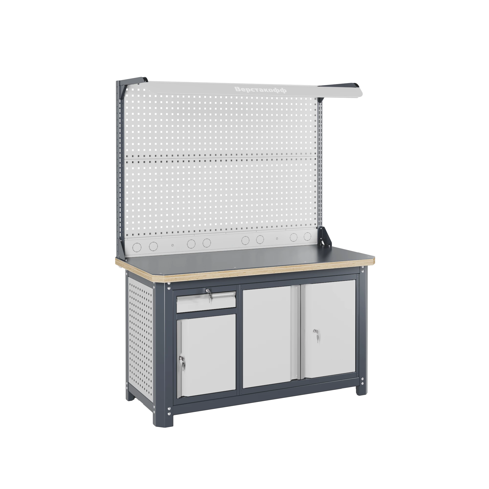 Верстак слесарный MCN 1552.S8L7-2FR Верстакофф 111525