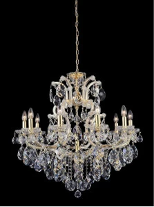 Подвесная люстра Crystal Lux Isabel SP11 Gold/Transparent золото CRYSTAL LUX ДИЗАЙНЕРСКИЕ, ISABEL 220050 Золотой