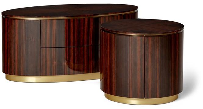 Ginger & Jagger Низкий овальный журнальный столик Earth to earth sun-id-1455654 - Вид №1