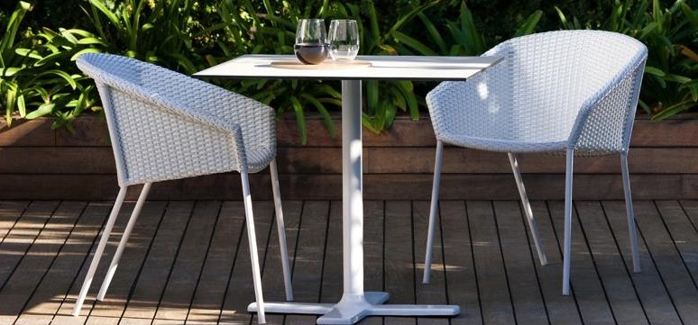 106796 Уличный стол со столешницей Compact 90 x 90 см Point Colors POINT1920 - Вид №1