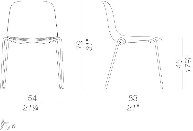 Lapalma Штабелируемый садовый стул Seela outdoor sun-id-1437376 - Вид №19