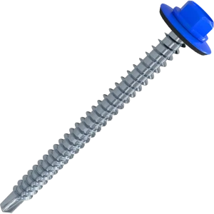 Кровельные саморезы STANDERS RAL5005 сверлоконечные синие 4.8x35, 80 шт.