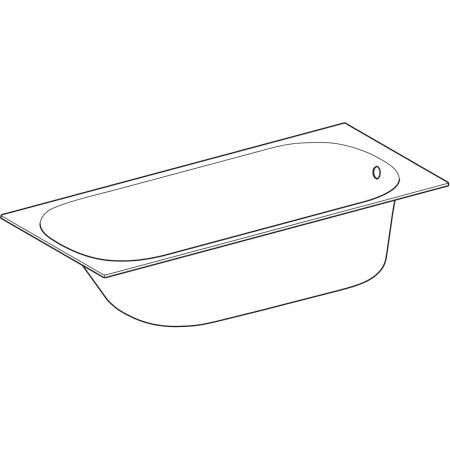 554.042.01.1 Прямоугольная ванна Geberit Soana, узкий край Geberit  - Вид №10