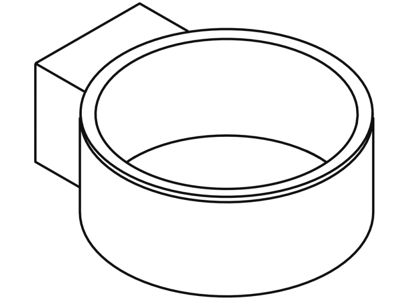 900.00.00040 Держатель фена HEWI Германия System 900 - Вид №5