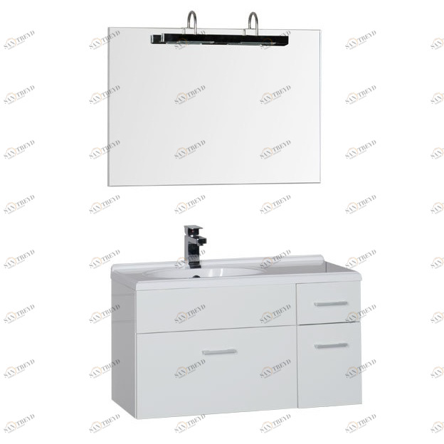 Комплект мебели Aquanet Данте 85 L белый 00164815