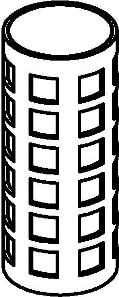 Danfoss FIA - фильтрующий элемент Фильтрующий мешок для FIA 65 (50 μ) 148H3151  - Вид №3