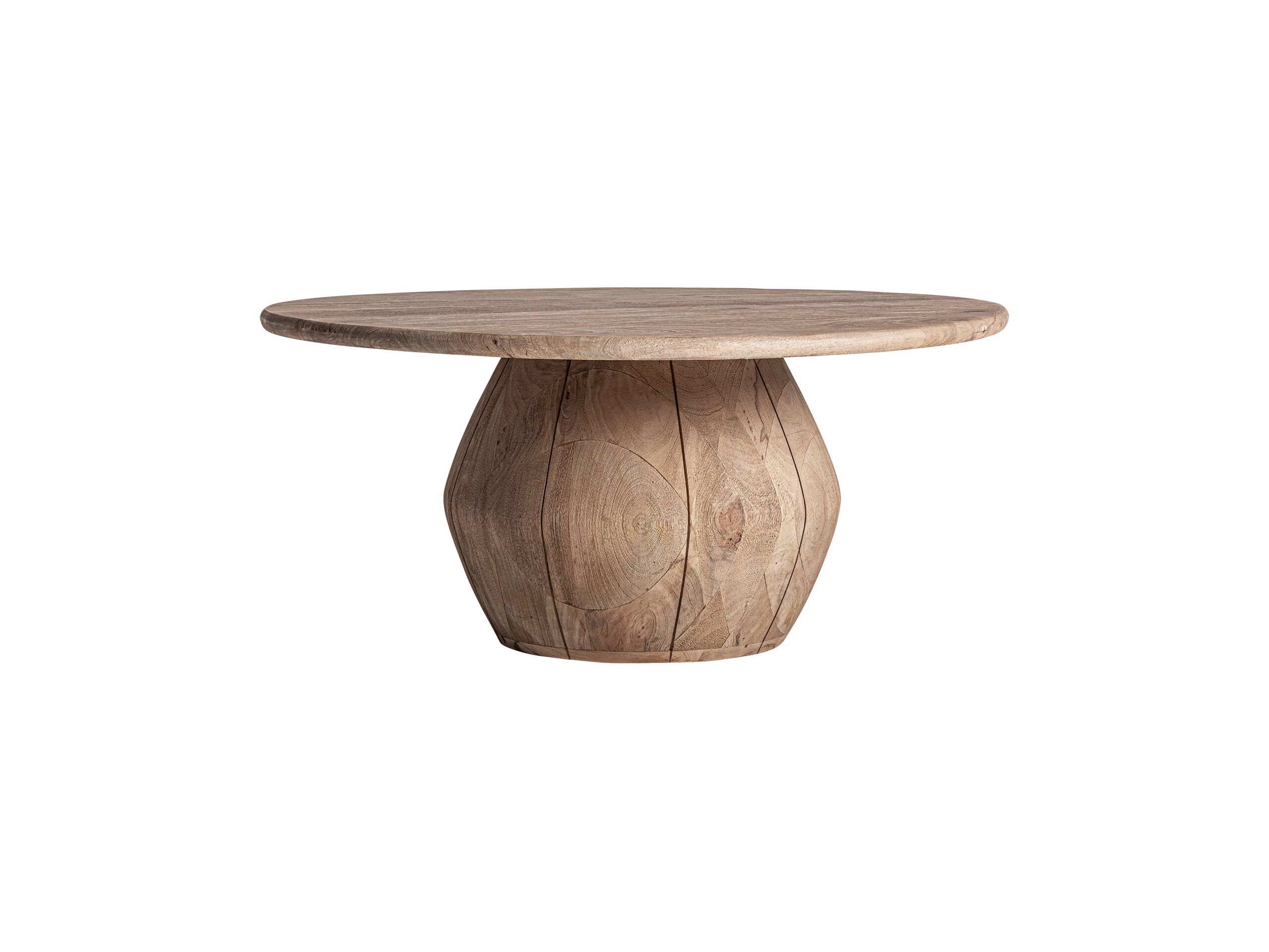 Круглый деревянный журнальный столик Vical Home жаккард ARCH-00111764