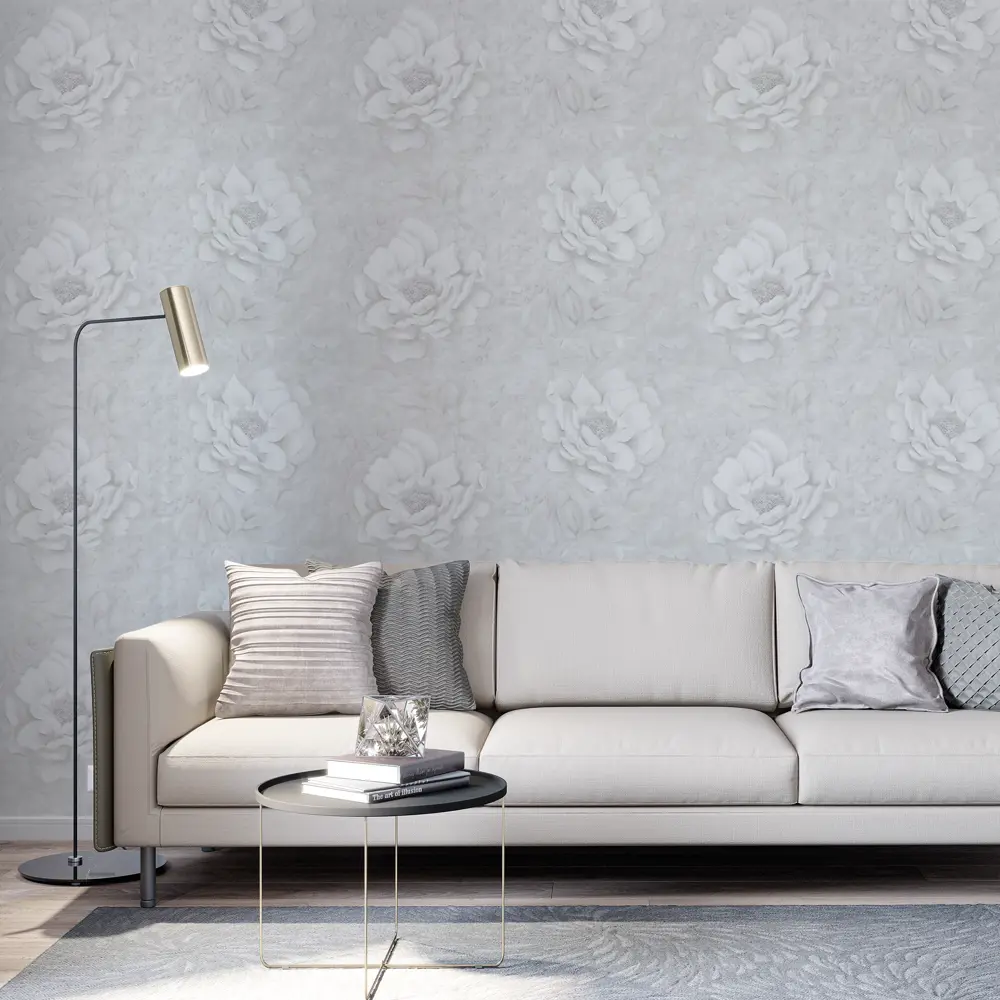 Флизелиновые обои Palitra Life Valencia - белоснежная элегантность для вашего интерьера 89373843 STLM-1398820 - Вид №3