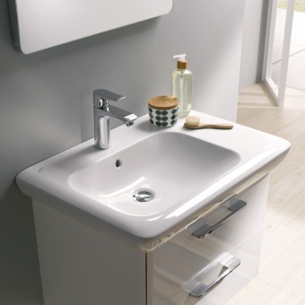 121970000 Подвесная раковина настенная прямоугольная Keramag  - Вид №3