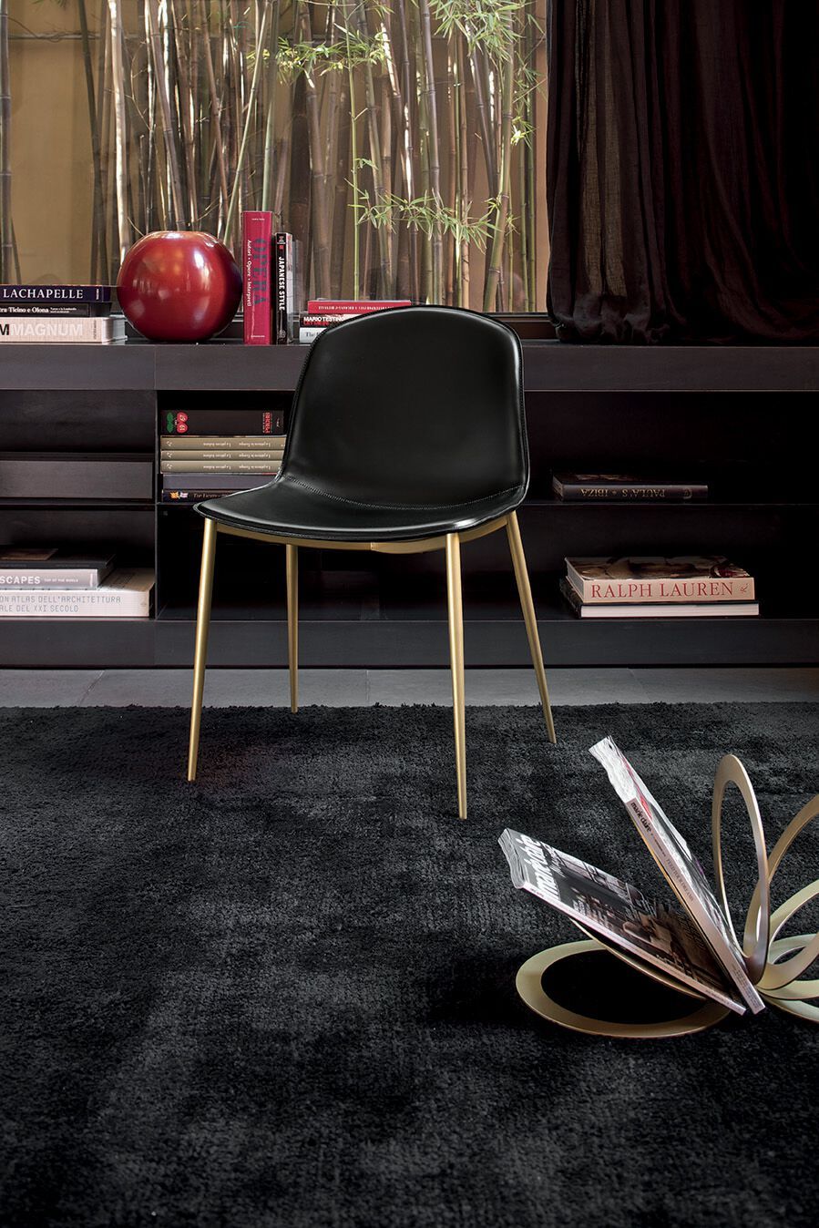 Кожаный стул Bontempi Casa SEVENTY ARCH-00104922 - Вид №1