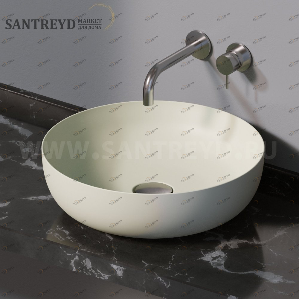 L615130 Накладная раковина на столешницу  круглая A. e T. Italia ELITE AeT ITALIA