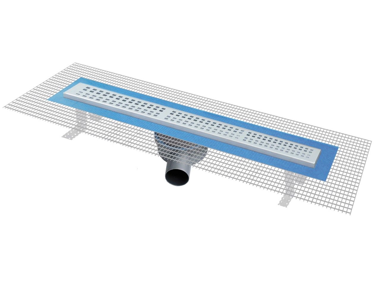 Pratiko ванная комната 2 ABS сифонный канал с решеткой из нержавеющей стали First Corporation First Plast ARCH-00042485
