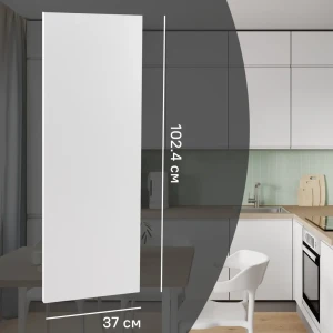 Фальшпанель для кухонного шкафа Токио 37x102 см KONSENSA МДФ цвет белый