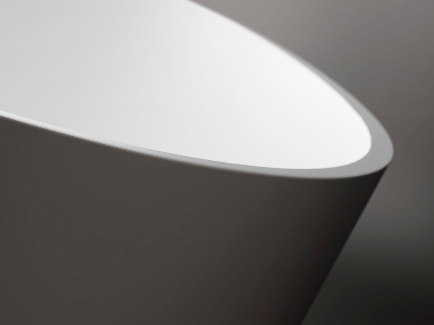 Овальная ванна в центре комнаты в твердой поверхности Gruppo Treesse мебель для ванной комнаты-отдельно стоящие ванны ARCH-00027375 - Вид №19