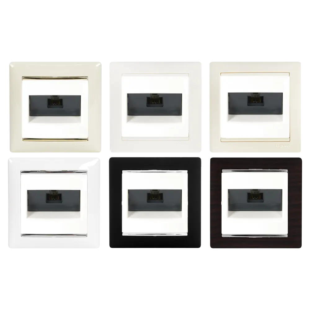 Розетка компьютерная Legrand RJ45 для сетевых подключений 82380089 Valena STLM-0025943 - Вид №1