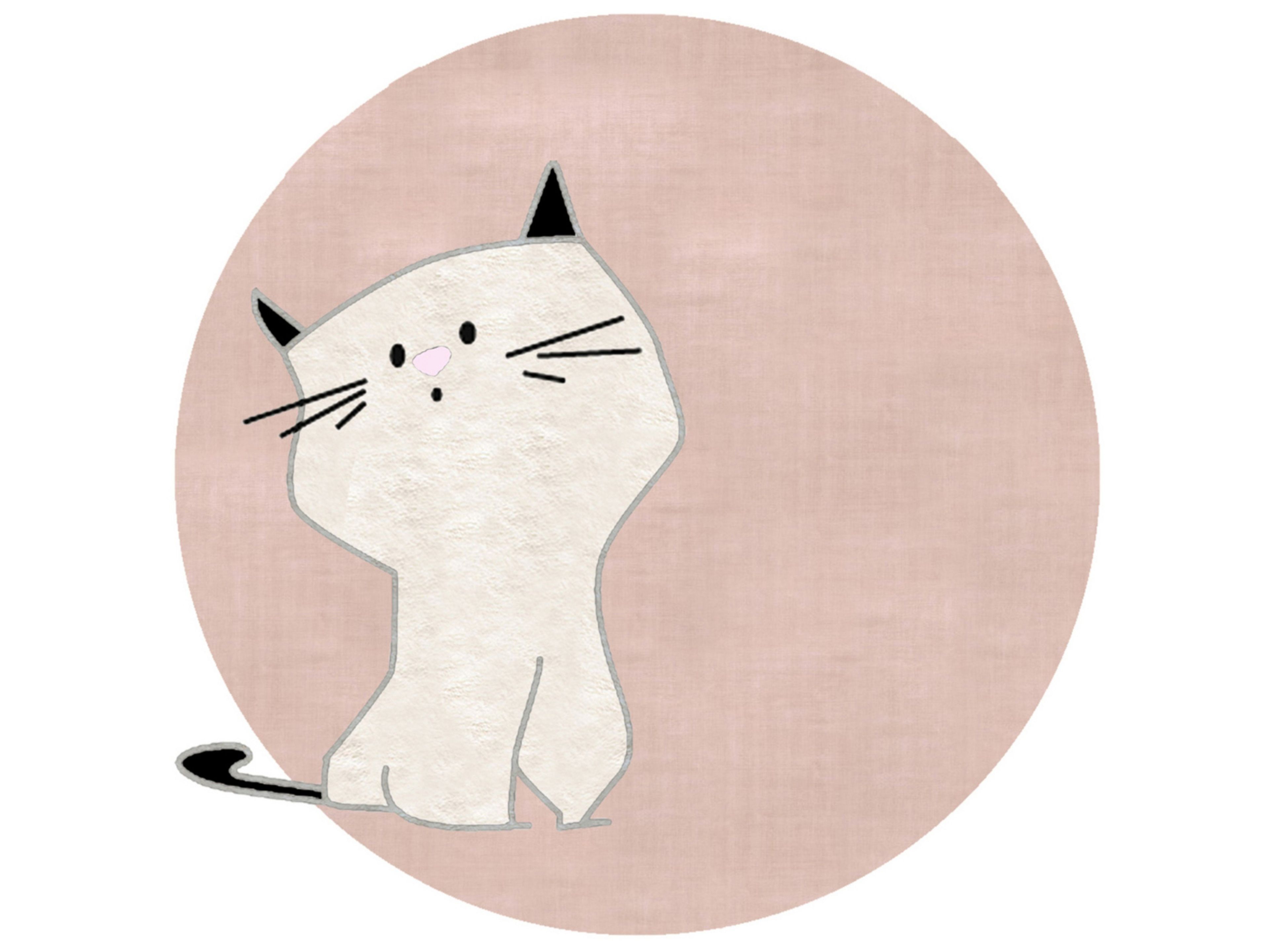 Круглый хлопковый коврик для детей Un Tapis à Paris Children ARCH-00058742