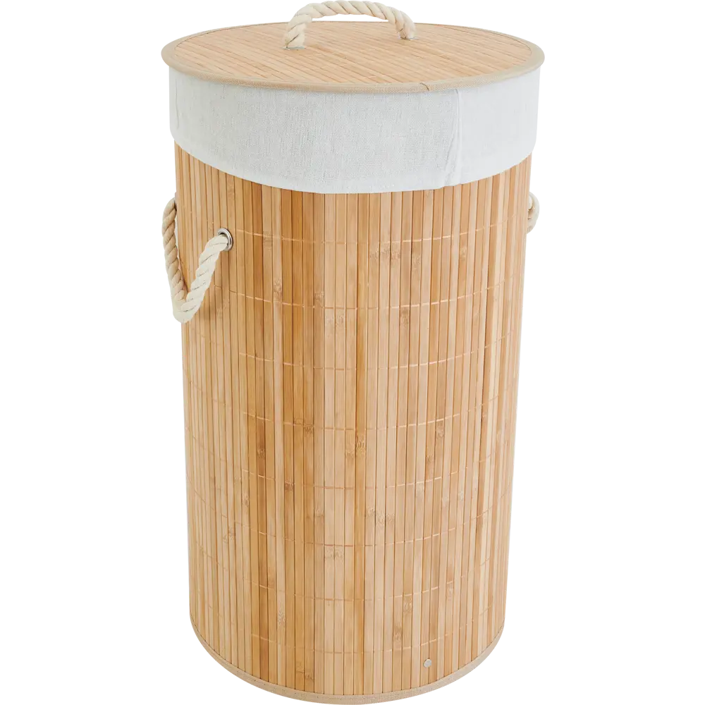 Корзина для белья Sensea Bamboo 60 л цвет бамбук 82857029 STLM-2092991
