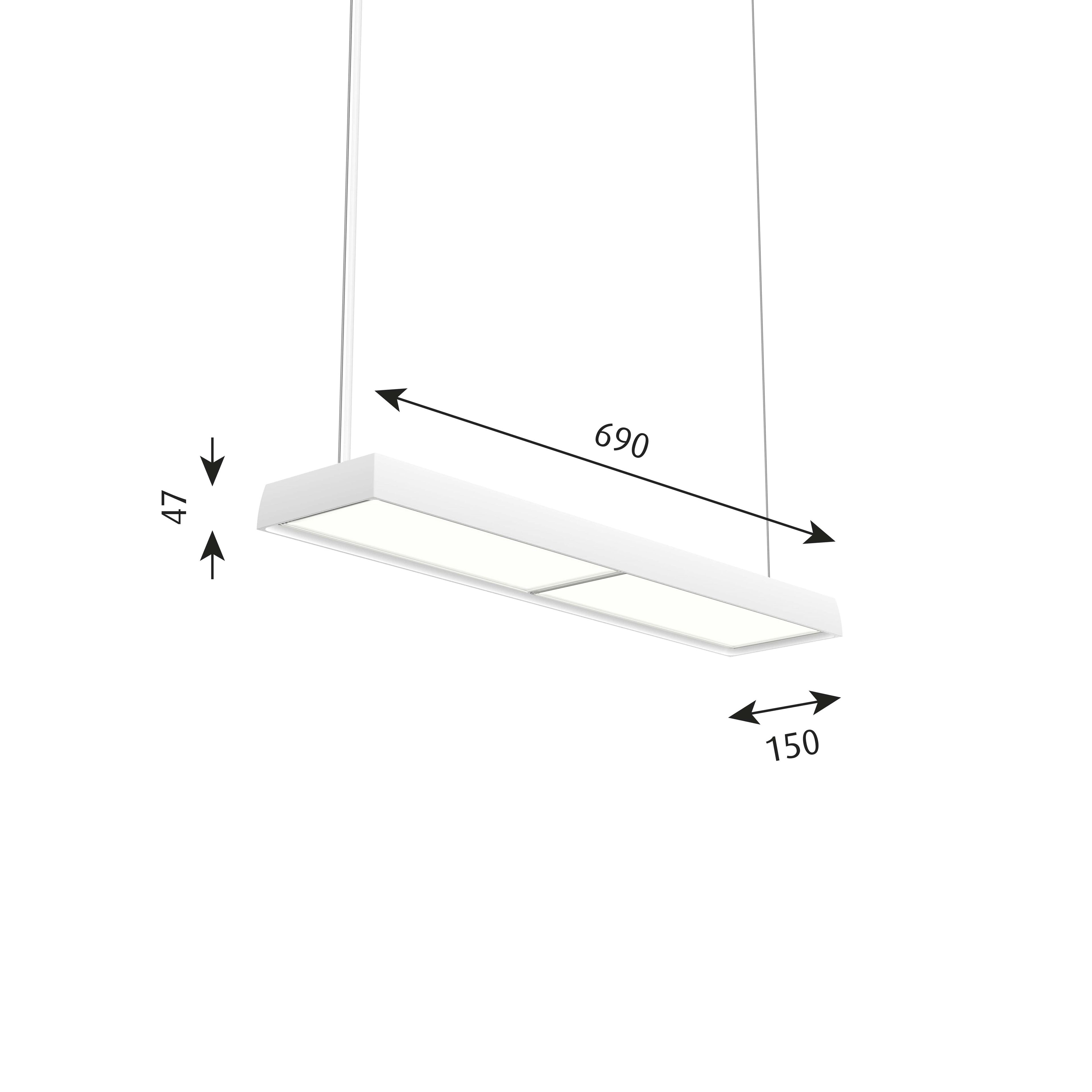 Литой алюминиевый светодиодный подвесной светильник Louis Poulsen LP Slim Box ARCH-00029700 - Вид №13