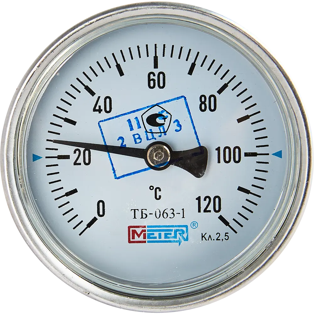 88535141 Термометр погружной Метер 120 C 80 мм 1/2" шток 80 мм STLM-0802945