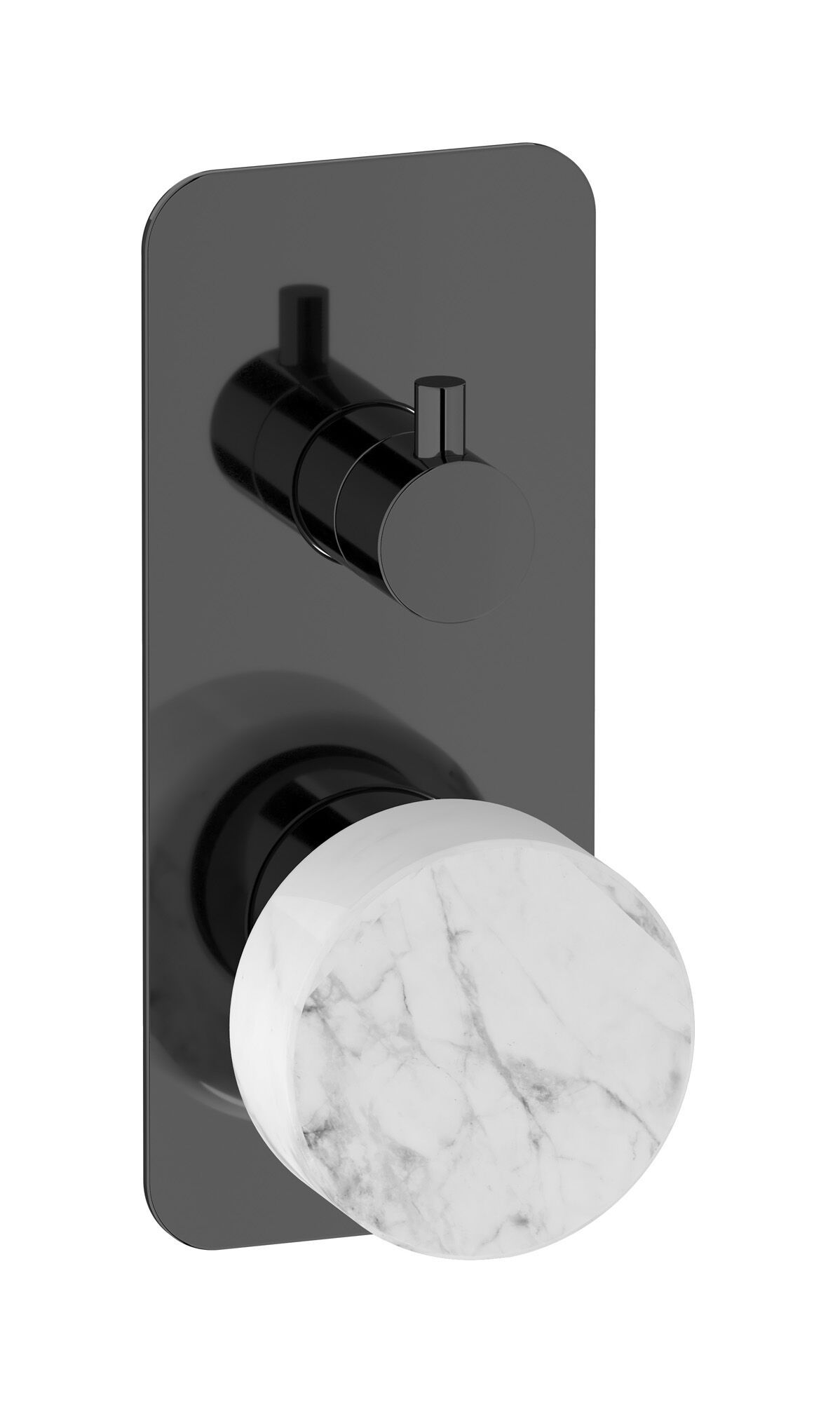 Мраморный встраиваемый смеситель для душа с переключателем IB мрамор + мрамор Elle ARCH-00099432 - Вид №1