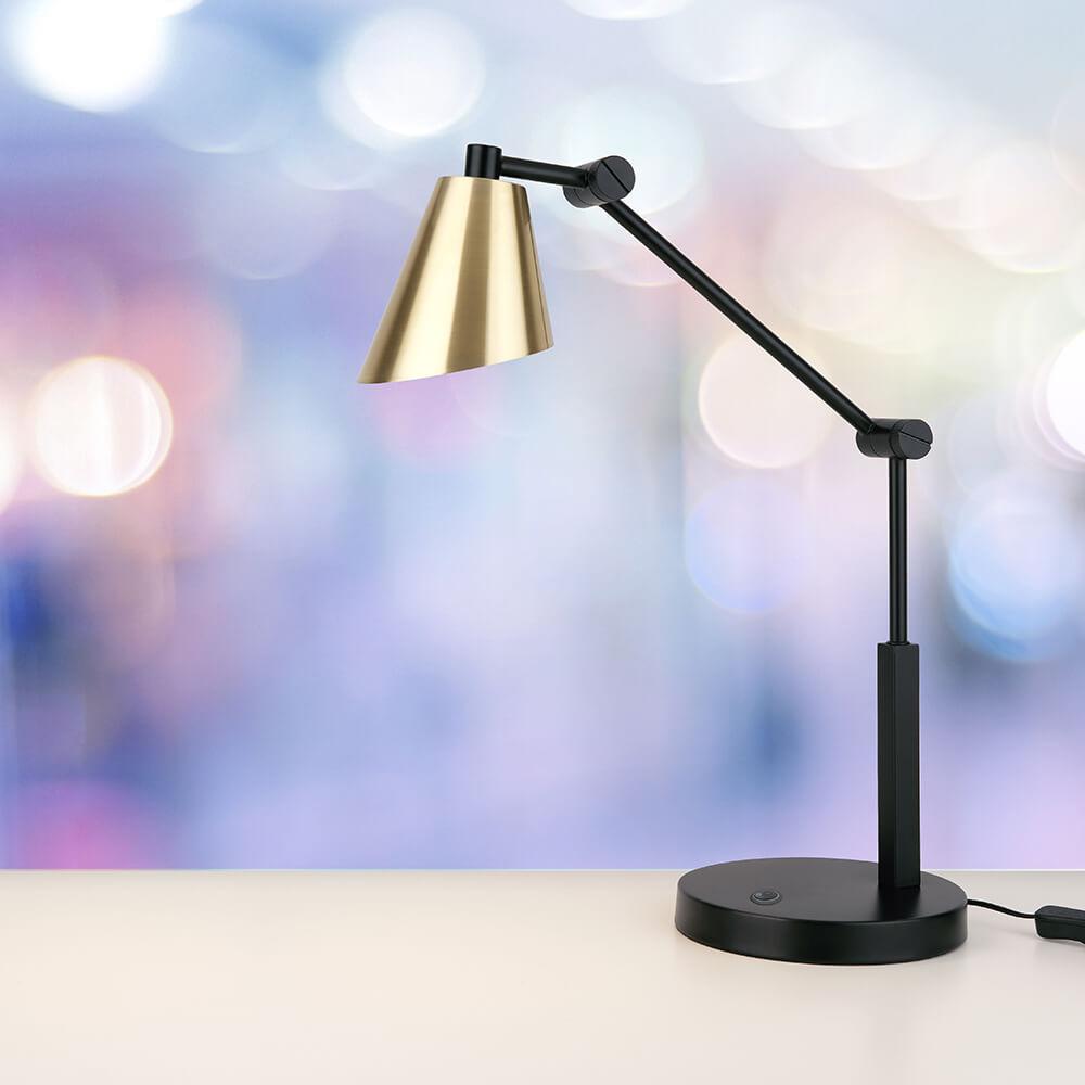 Настольная лампа Elektrostandard Tl70100 Fabula сатинированное золото 4690389115318 ELEKTROSTANDARD КЛАССИЧЕСКИЕ 195529 Золото;черный  - Вид №2