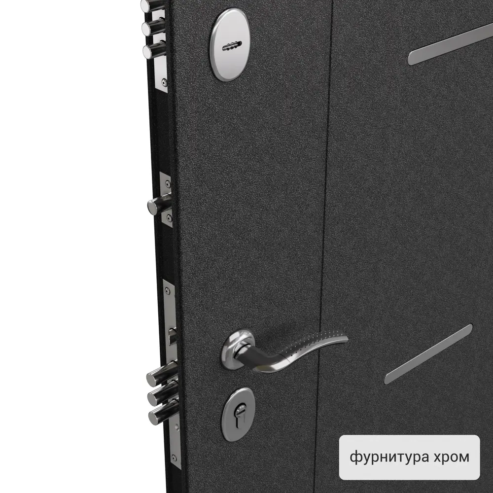 Дверь входная металлическая Страйд Уна 950 мм правая цвет черный 84428362 STLM-2172258 TOREX  - Вид №2