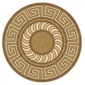 Художественный паркет Da Vinci Розетка 26-089 Дуб Селект (Гладкая) х1000диаметр мм.