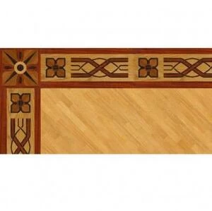 Художественный паркет Da Vinci Паркетный Бордюр 26-134 Орех Европейский (Грецкий) Селект (Гладкая) 1000х200 мм.