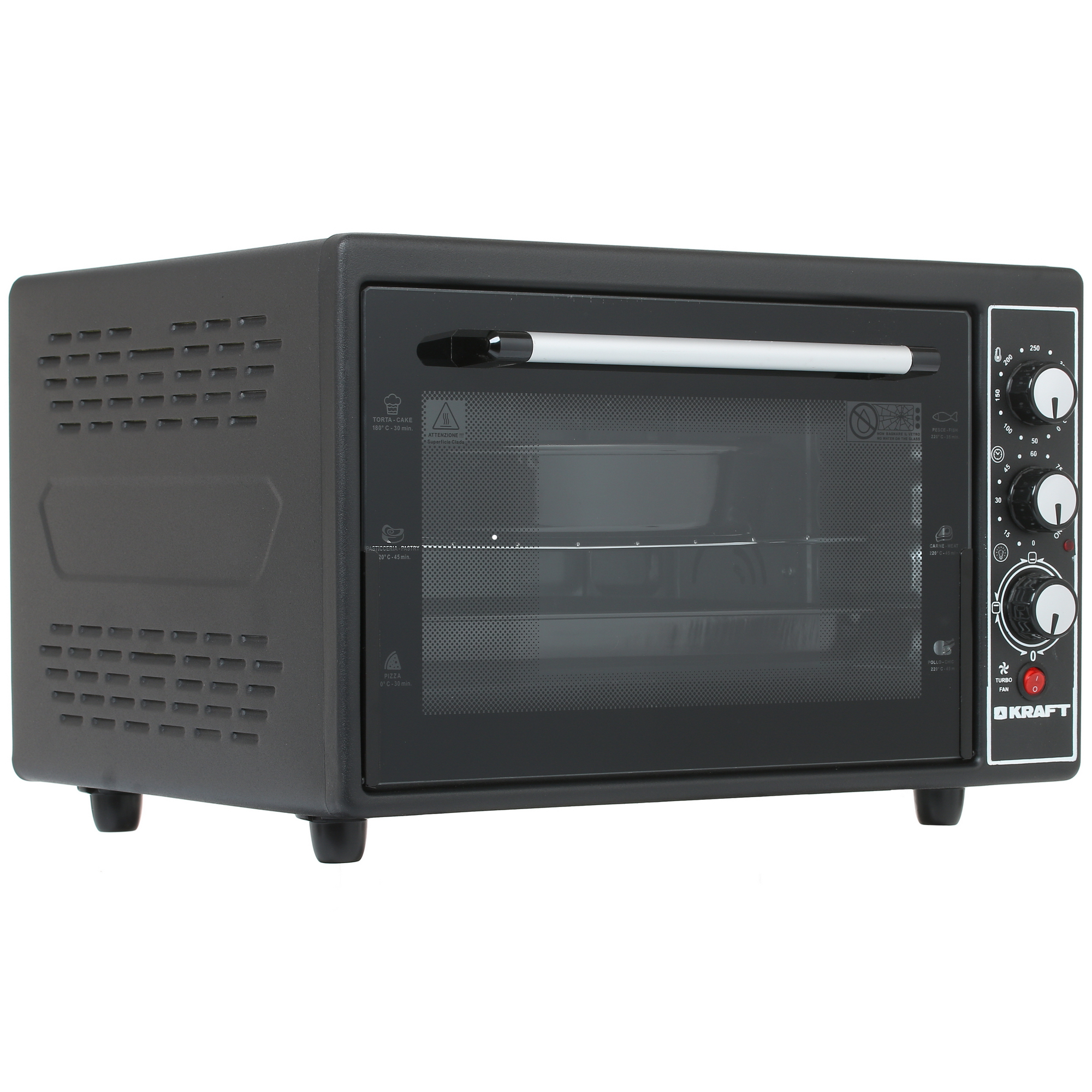 8108443 Мини-печь Kraft KF-MO 3802 KBL черный STDN-0044282 - Вид №1