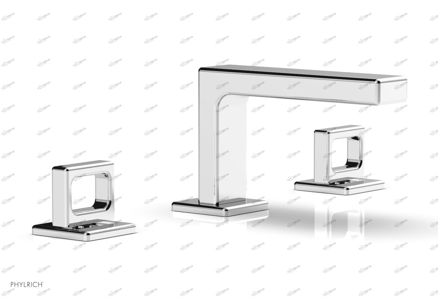 Комплект и ручки MIX Phylrich  290L-03-026 Хромированный