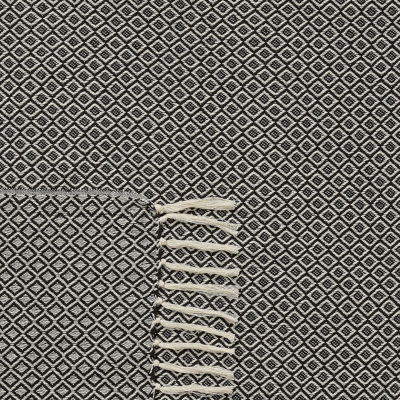 Плед Chemps 130x170 черный белый от La Forma LA FORMA ОДНОТОННЫЕ 298814 Серый  - Вид №3